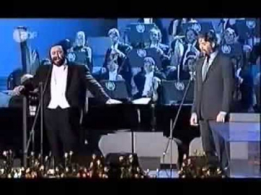 Andre Bocelli feat Luciano Pavarotti   medley 31 12 2012
