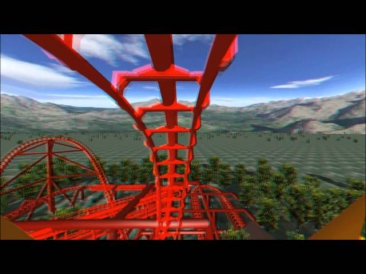 3D Rollercoaster: Falcon (3D Glasses needed) (No Limits Simulator)