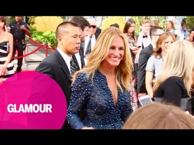 Emmy Awards Red Carpet Celebrity Scoop – Glamour