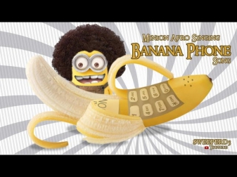 Minion Afro singing banana phone song (cover)